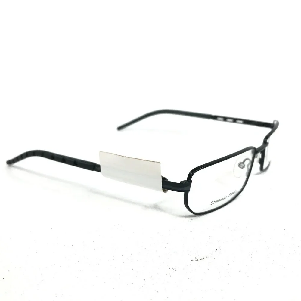 New Balance NB 410A-2 Eyeglasses Frames Black Gray Rectangular Full Rim 140